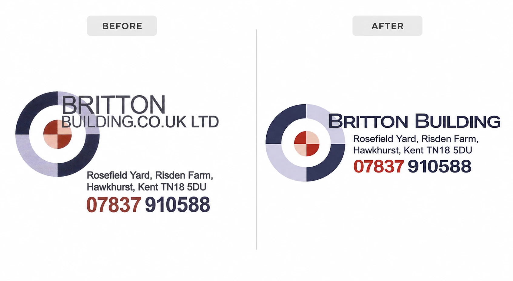 Britton Building Logo Design